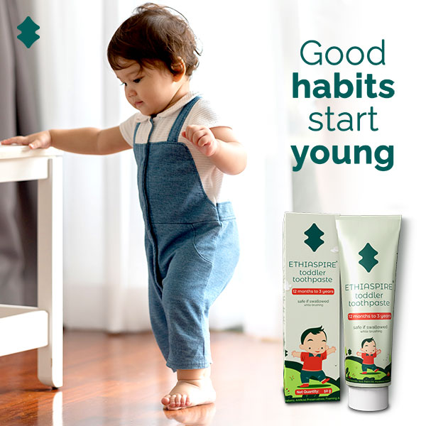 Toddler learning to walk - Good habits start young